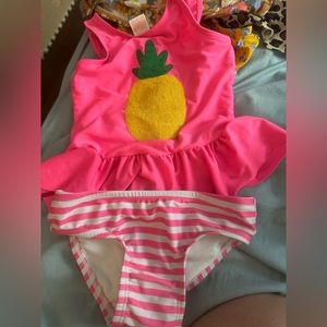 Kids pineapple cat and Jack swimsuit